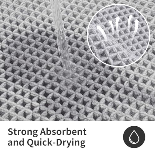 ILANGO Upgraded Waffle Bath Rug 24x48, Super Absorbent Non Slip Bath Mat - Image 6