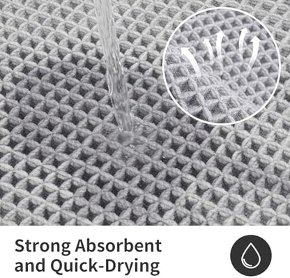 ILANGO Upgraded Waffle Bath Rug 24x48, Super Absorbent Non Slip Bath Mat - Image 6