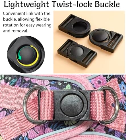 Mihqy Step in Dog Harness and Leash Set, Breathable Mesh - Image 6