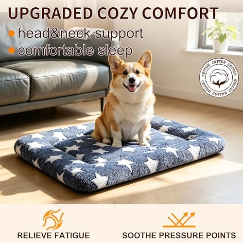 Dog Bed Mat, Reversible Crate Pad & Cute Dog Bed - Image 2
