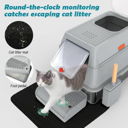 SZEE XL Stainless Steel Litter Box - Image 5