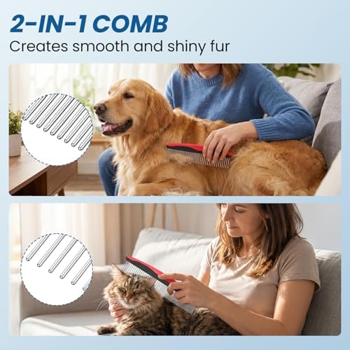 Pet Grooming Rake for Dogs and Cats - Image 4