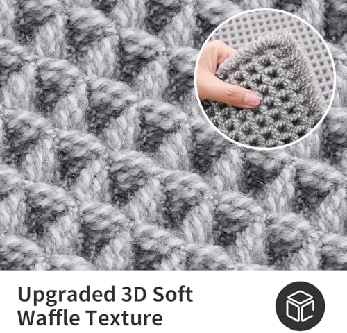 ILANGO Upgraded Waffle Bath Rug 24x60, Super Absorbent Non Slip Bath Mat - Image 5