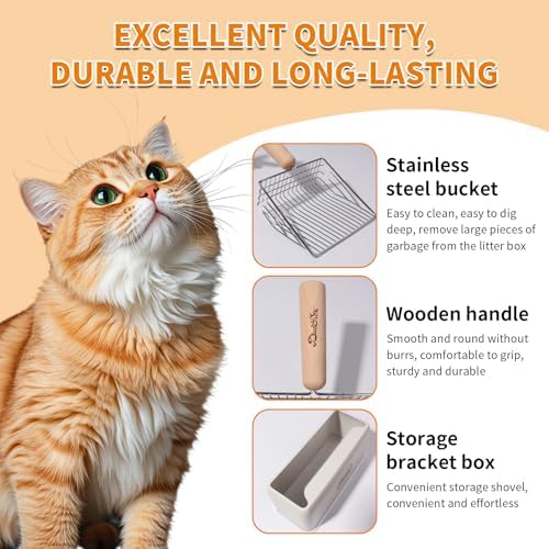 Cat Litter Scoop Metal Litter Scooper - Image 2