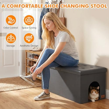 Cat Litter Box Enclosure Furniture - Image 3