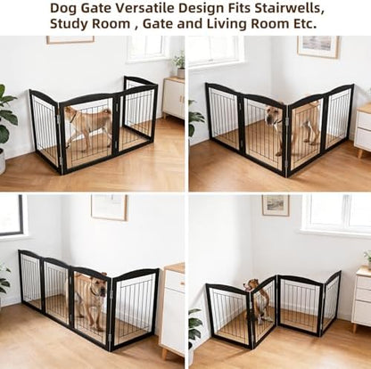 ZJSF Freestanding Foldable Dog Gate - Image 4
