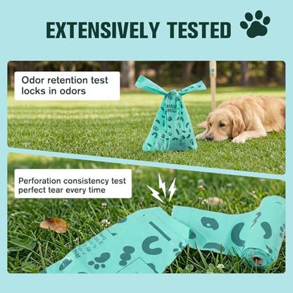 Dog Poop Bags Rolls with Handles, 18 Rolls 216 Counts, Extra Thick Leak Proof - Image 6