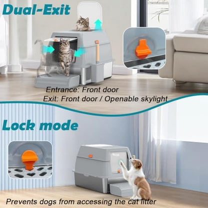 SZEE XL Stainless Steel Litter Box - Image 4
