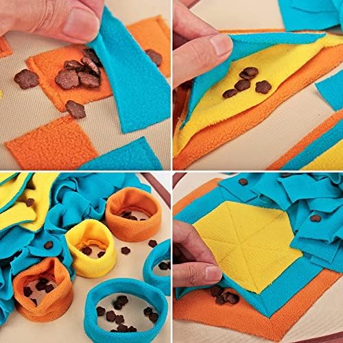 AWOOF Pet Snuffle Mat for Dogs, Interactive Feed Game for Boredom, Encourages - Image 5