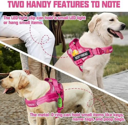 AUROTH Dog Harness for Large Dogs No Pull Tactical Harness and Leash Set - Image 3