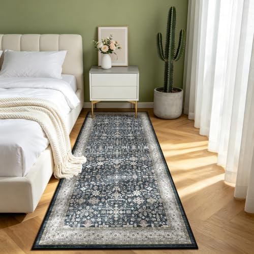 Floral Hallway Runner Rug 3x7 for Bedroom Kitchen - Image 3