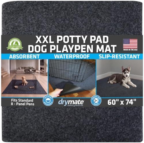 Drymate Jumbo XXL Potty Pad, Dog Playpen Mat Whelping, Super Absorbent by Drymate