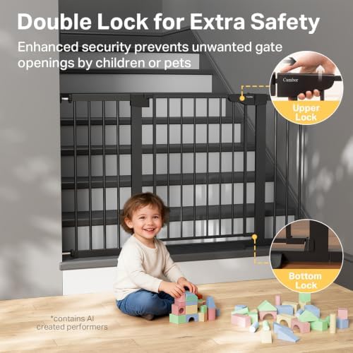 Cumbor 29.7-51.5 in Extra Wide Baby Gate - Image 4