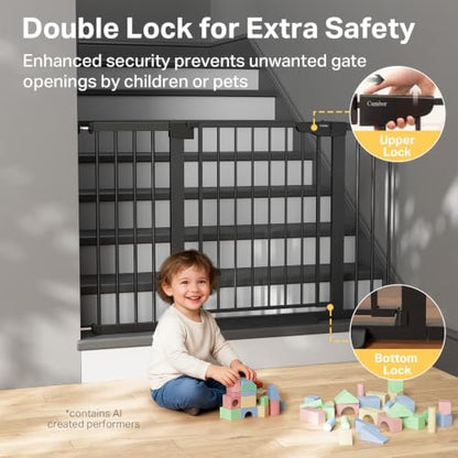 Cumbor 29.7-51.5 in Extra Wide Baby Gate - Image 4