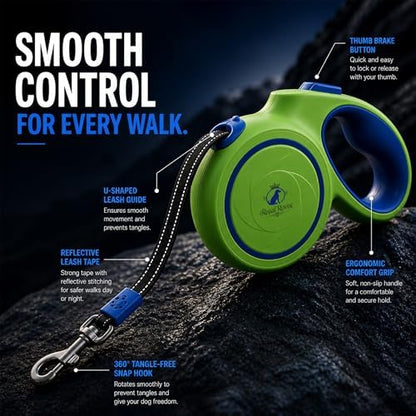 Retractable Dog Leash 16 FT – Heavy Duty Tangle-Free Dog Leash - Image 4