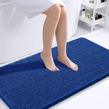 OLANLY Bathroom Runner Rugs 40x24, Extra Soft Absorbent Chenille Bath Rugs by OLANLY