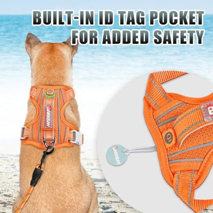 BARKBAY No Pull Dog Harness Large Reflective Dog Harness - Image 2