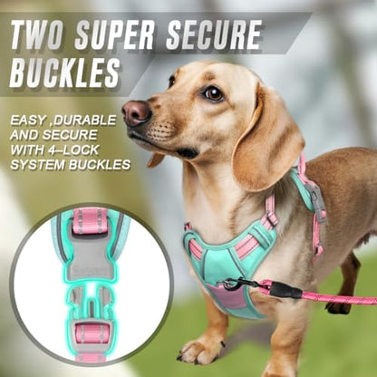 BARKBAY Dog Harness No Pull for Small Sized Dog Front Back Clips, Dog Vest - Image 4