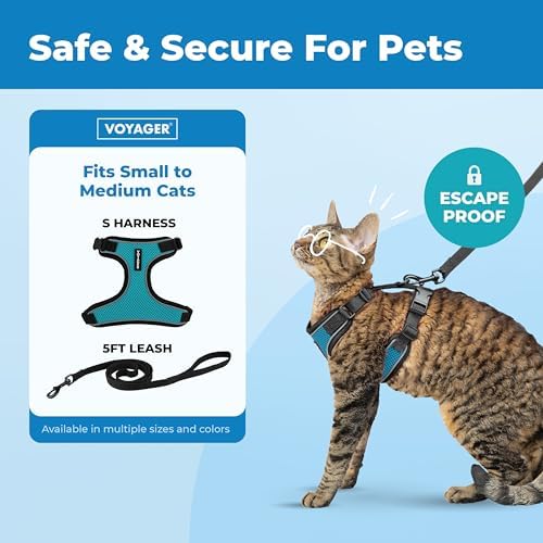 Voyager Escape-Proof Step-in Cat Harness & Leash - Image 2