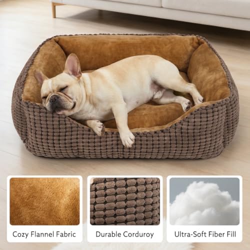 MIXJOY Dog Beds for Medium Dogs Washable, Rectangle Pet Bed Medium Size Dog - Image 3