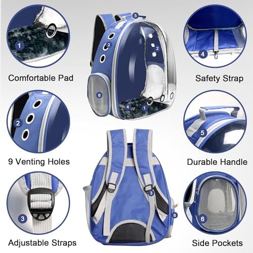 Cat Backpack Carrier, Pet Cat Carrier - Image 3