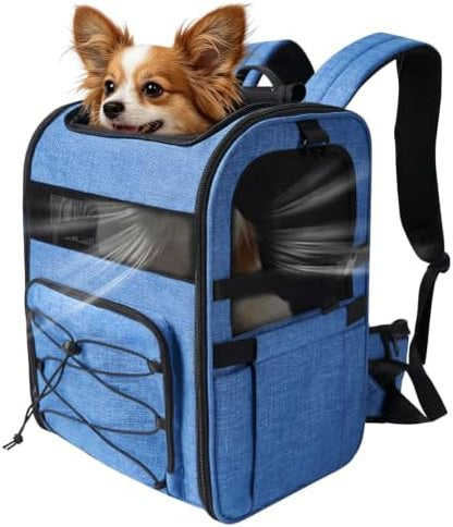 Pet Carrier Backpack with Elevated Booster Pad by FURTENT