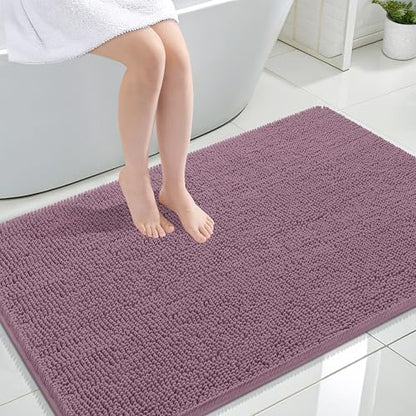 OLANLY Large Bathroom Rugs 47x32, Extra Soft Absorbent Chenille Bath Rugs by OLANLY