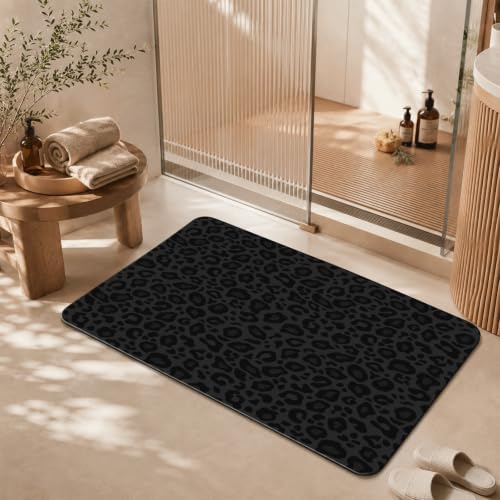 Natural Diatomaceous Earth Bath Mat, Ultra Thin Quick Dry Floor Rug - Image 2