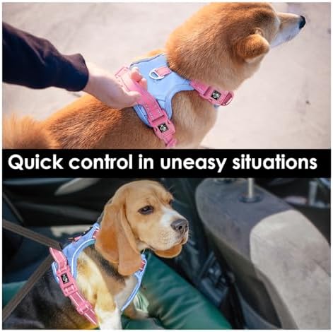PHOEPET No Pull Dog Harness, Unique Colors Reflective Adjustable Dog Vest - Image 4