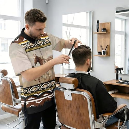 Funny Print Barber Jackets & Smocks - Image 2