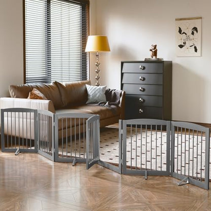 PUPETPO Freestanding Pet Gates by PUPETPO