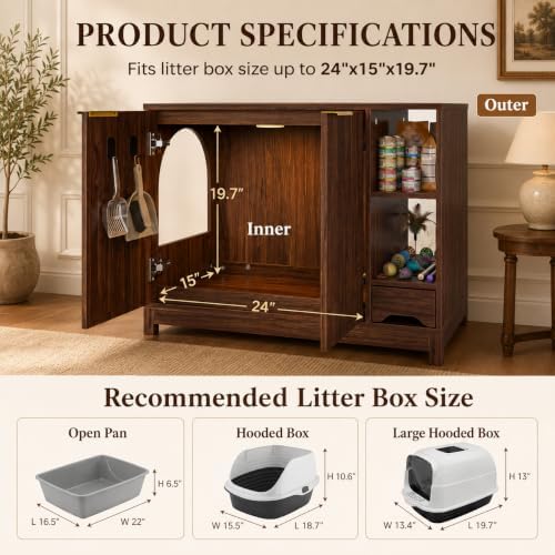 Furnaza Cat Litter Box Enclosure - Image 3