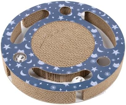 Kitty City Starry Night Corrugate Cat Scratcher - Image 4