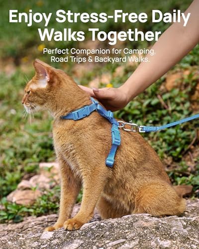 PetThem Adjustable Cat Harness and Leash Set Escape Proof - Image 6