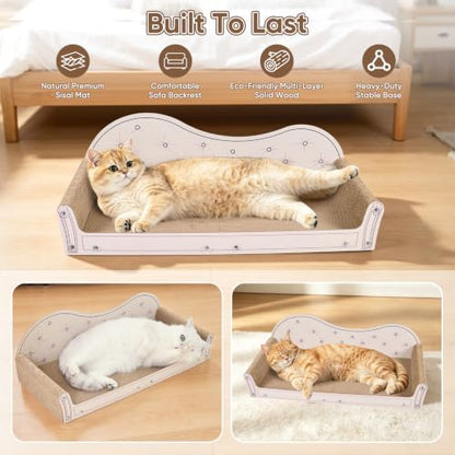 NATUYA 26'' Large Cat Scratcher Couch - Image 5