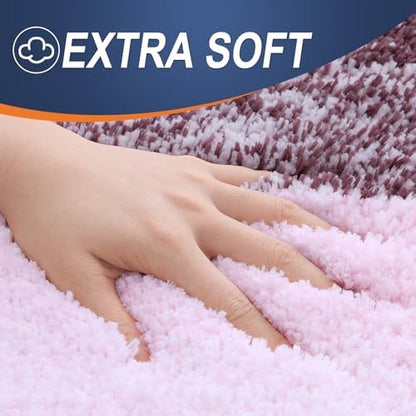 OLANLY Small Bathroom Rugs 35x16, Extra Soft Absorbent Microfiber Bath Rugs - Image 3