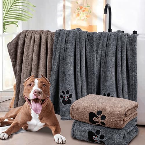 Dogvingpk Dog Towels for Drying Dogs 2 Pack - Image 4