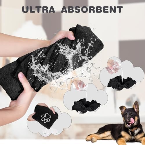 Chumia 4 Pcs Dog Towels for Drying, 16 x 32 Inch - Image 4