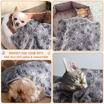 Tatuo 4 Pcs Fleece Dog Blankets - Image 4