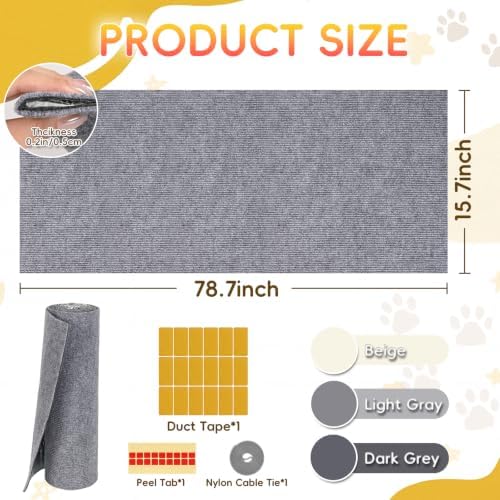 Cat Scratch Furniture Protector, Self-Adhesive Cat Couch Protector - Image 6