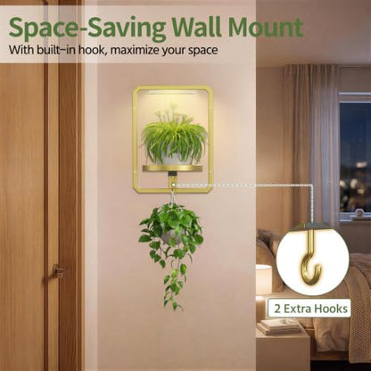 LASZOLA Plant Picture Frame Holder Shelf Wall - Image 7