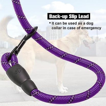 BEAUTYZOO Dog Leash for Large Dogs, 5FT Heavy Duty Rope Leash Bulk, 6 Pack - Image 6
