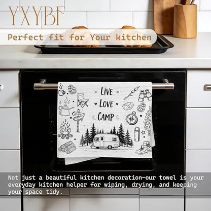 Camping Lover Gifts Hand Dish Tea Towels - Image 3