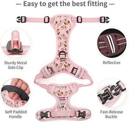HEELE Dog Harness, No Pull Adjustable Padded Reflective Harness - Image 6