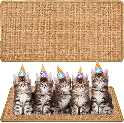 Riakrum 2 Pack Large Cat Scratch Pad Sisal Mat 32 x 16 Inches by Riakrum