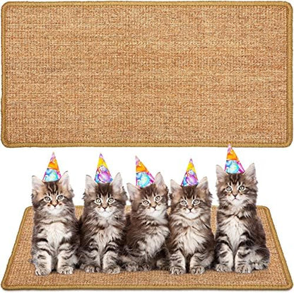 Riakrum 2 Pack Large Cat Scratch Pad Sisal Mat 32 x 16 Inches by Riakrum