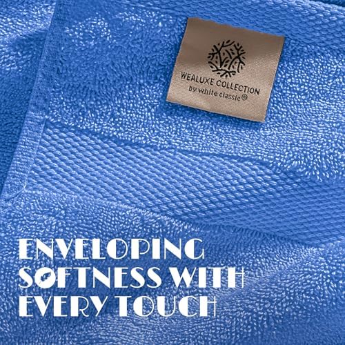 Wealuxe Light Blue Washcloths - Image 3