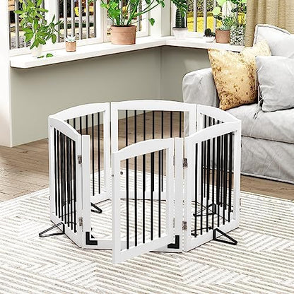 PUPETPO Freestanding Pet Gates - Image 2