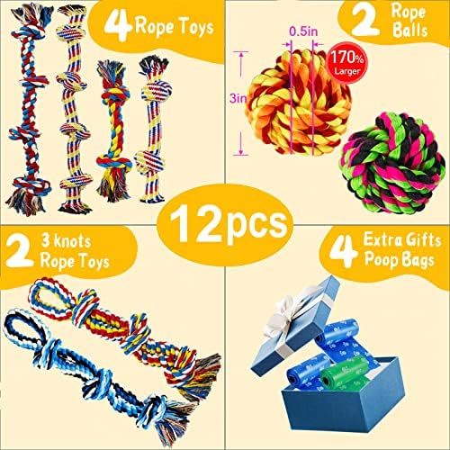 Large Dog Chew Toys for Aggressive Chewers, Indestructible Dog Rope Toys - Image 2