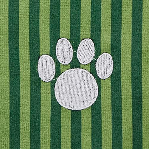 Bone Dry Pet Grooming Towel Collection Absorbent Microfiber X-Large, Striped - Image 4
